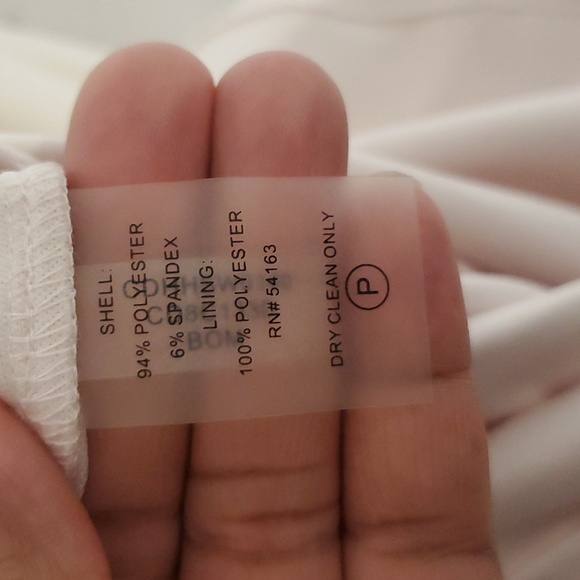 Calvin Klein Pink/Blush Flutter Sleeve Dress Size 2 - Picture 6 of 7